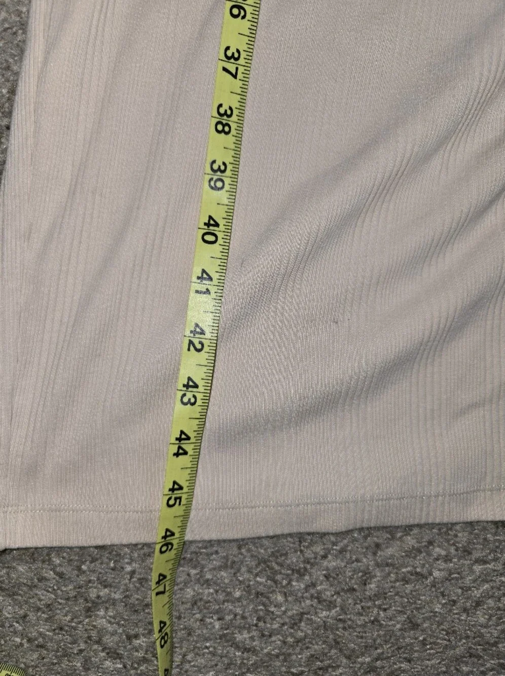 Aerie Sleeveless Ribbed Midi Dress in Light Beige Size Small